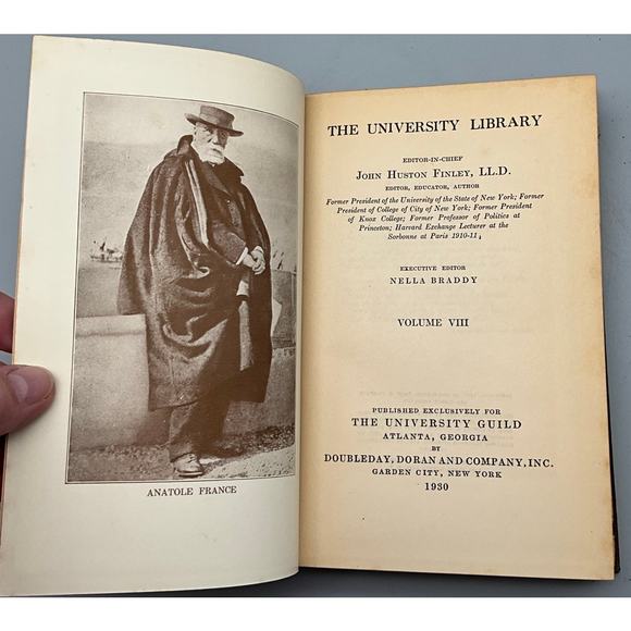 The University Library Hardback Vol. VIII Copyright 1926 John Huston Finley LLD - Picture 7 of 10
